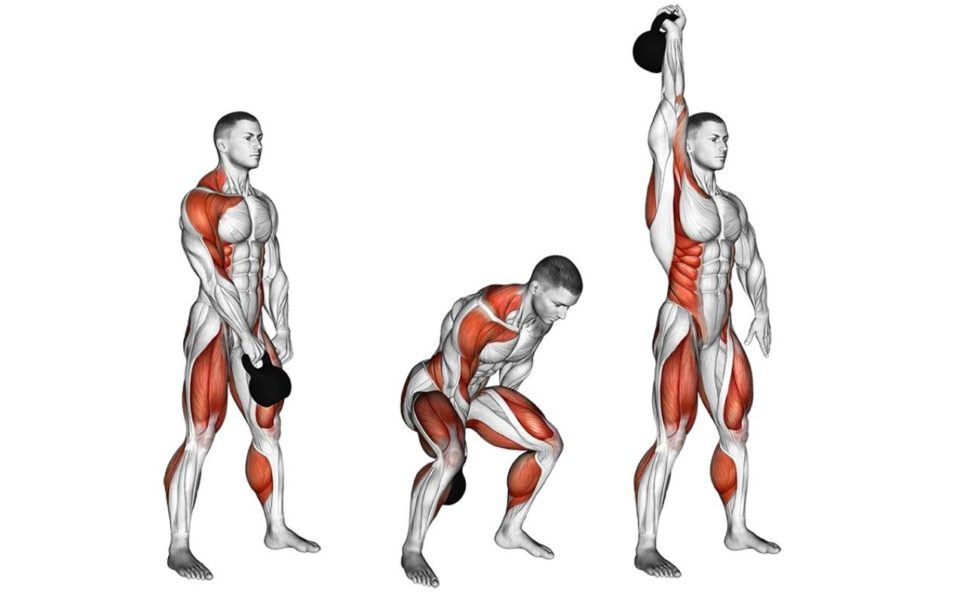 Exercices avec une Kettlebell PURSHAPE