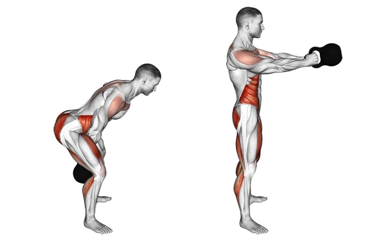 Exercices avec une Kettlebell PURSHAPE