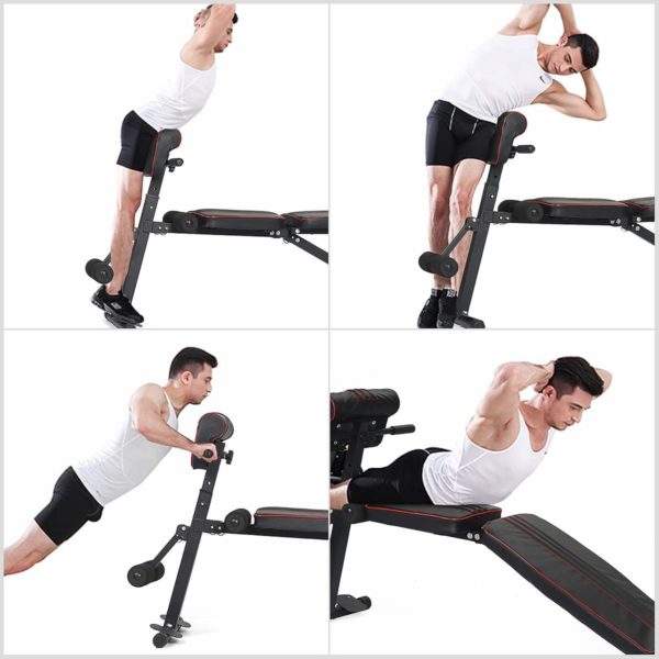 Banc fitness multifonction exercices
