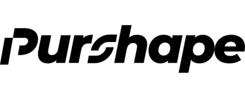 Purshape logo initials black